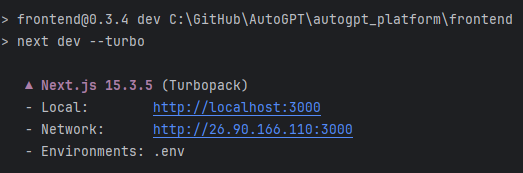 步骤 1 AutoGPT 运行中